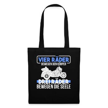 Trike - Stoffbeutel - Schwarz - Vorne
