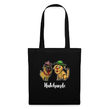 Herding dogs - two dogs with hats - herding dog - Tote Bag - black - Front