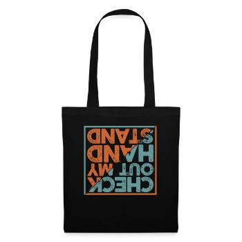 Artistic gymnastics gymnastics acrobatics floor exercise - Tote Bag - black - Front