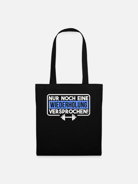 Fitnesstrainer Personal Trainer Fitness Geschenk - Stoffbeutel - Schwarz