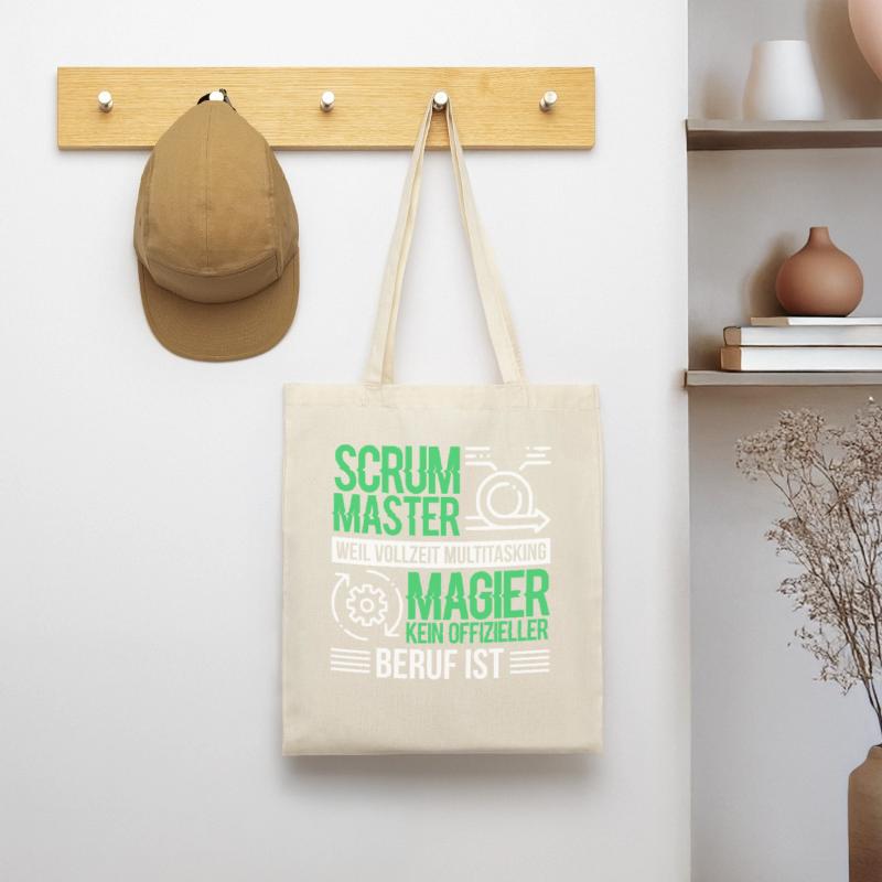 Docker Scrum Master Software Coding Geschenk Stoffbeutel