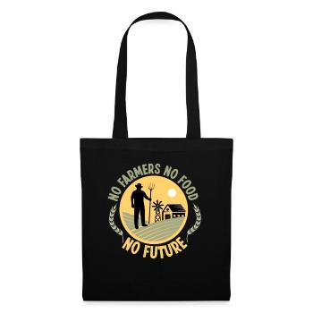 No Farmers No Food No Future Life Agriculture - Sac en tissu - noir - Devant