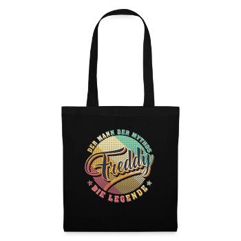 Freddy present gift idea - Tote Bag - black - Front