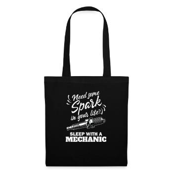 Mécanicien automobile et mécanicien de voiture Idée cadeau - Sac en tissu - noir - Devant