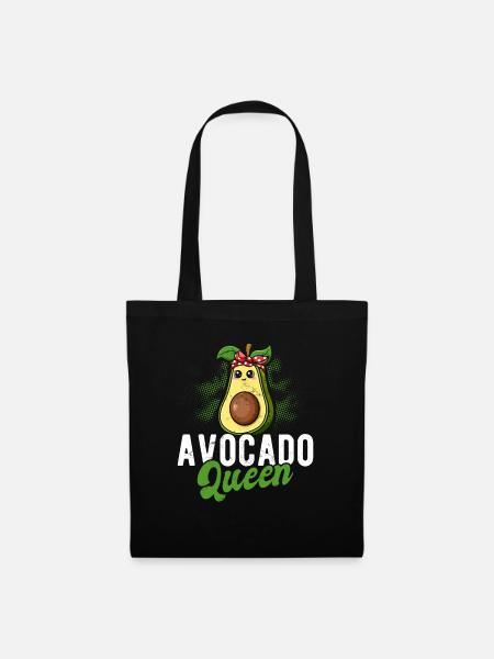 Lustige Avocado Geschenkidee Fitness Avocado - Stoffbeutel - Schwarz