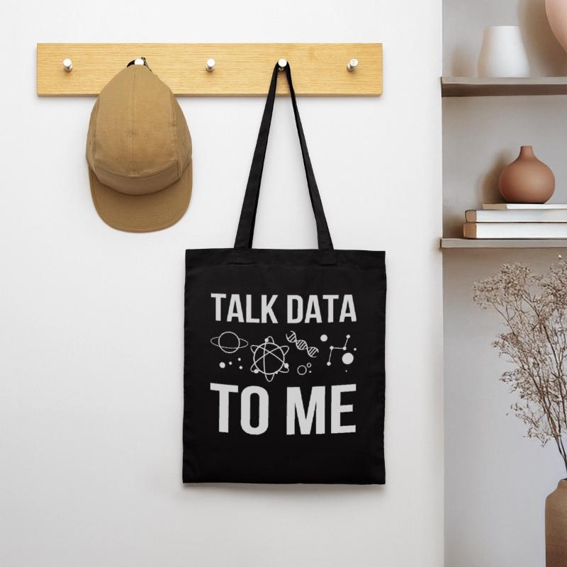 Talk Data To Me Programmierer Software Stoffbeutel