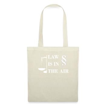 Cooles Law Is In The Air Shirt Geschenk - Stoffbeutel - Natur - Vorne