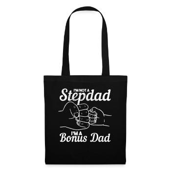 Dad Bonus Dad Father's Day Gift - Tote Bag - black - Front