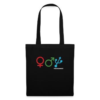 Programmation des codes de déchiffrement Technicien en informatique - Sac en tissu - noir - Devant