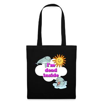 i am dead inside - Tote Bag - black - Front
