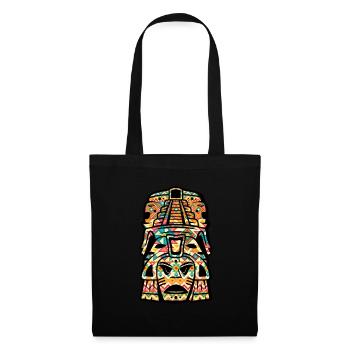 Maya Mask Inca Civilization Aztec Culture Gift - Tote Bag - black - Front