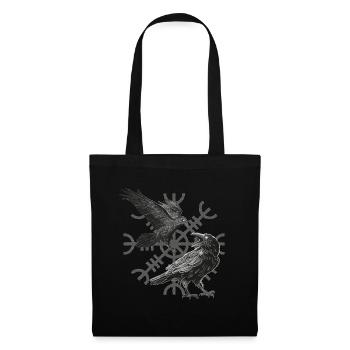 Conception pour les fans vikings, celtiques et germaniques - Sac en tissu - noir - Devant