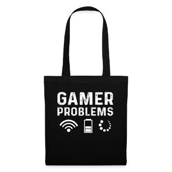 Gamer Problems Wlan Battery Loading Game - Tote Bag - black - Front