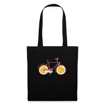 Fahrrad Passion Obsträder Bike Bike Biker - Stoffbeutel - Schwarz - Vorne