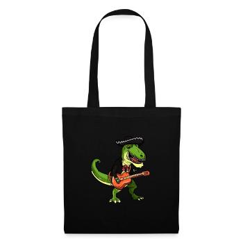 T Rex Mariachi Cinco De Mayo Grafik Dinosaurier - Stoffbeutel - Schwarz - Vorne