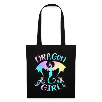 Dragon Girl - Tote Bag - black - Front