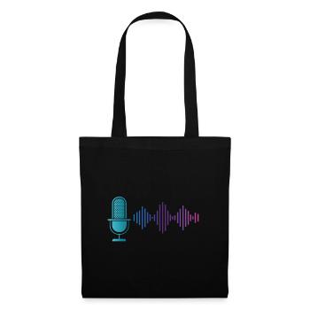 Microphone Musique Chantant Karaoke Sound Engeneer - Sac en tissu - noir - Devant