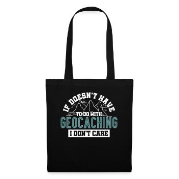 Aventure Géocaching geocaching aventure - Sac en tissu - noir - Devant