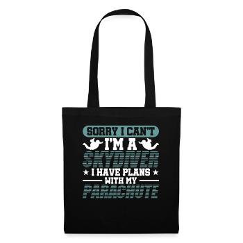 Skydiving Skydive Skydive - Tote Bag - black - Front