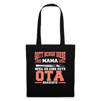 OTA Mama Operationstechnische Assistentin Geschenk - Stoffbeutel - Schwarz - Vorne