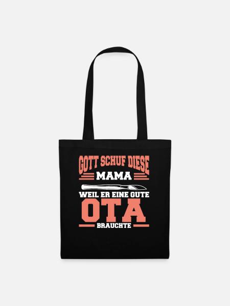OTA Mama Operationstechnische Assistentin Geschenk - Stoffbeutel - Schwarz