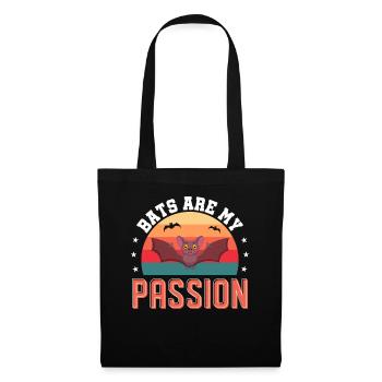Bats bat saying bat - Tote Bag - black - Front