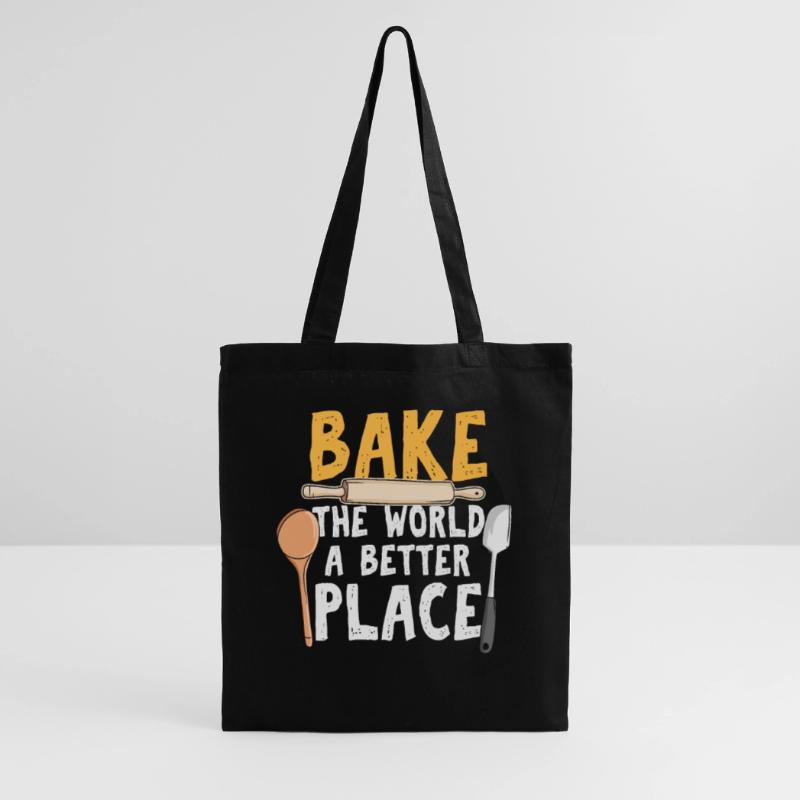 Backen als Leidenschaft Bäckerin oder Hobbybäcker Stoffbeutel