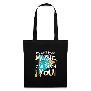 Musique | Musiciens dans un groupe | Musiciens - Sac en tissu - noir - Devant