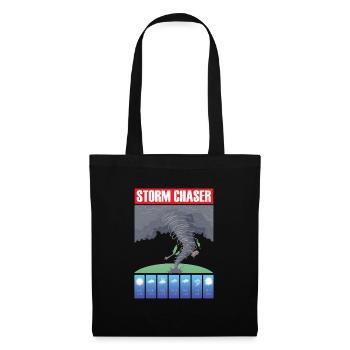 Storm Chaser Hurricane Meteorology Tornado Gift - Tote Bag - black - Front