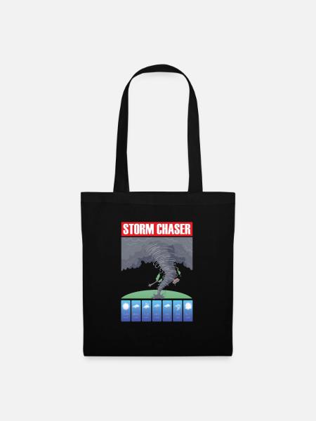 Storm Chaser Hurricane Meteorology Tornado Gift - Tote Bag - black