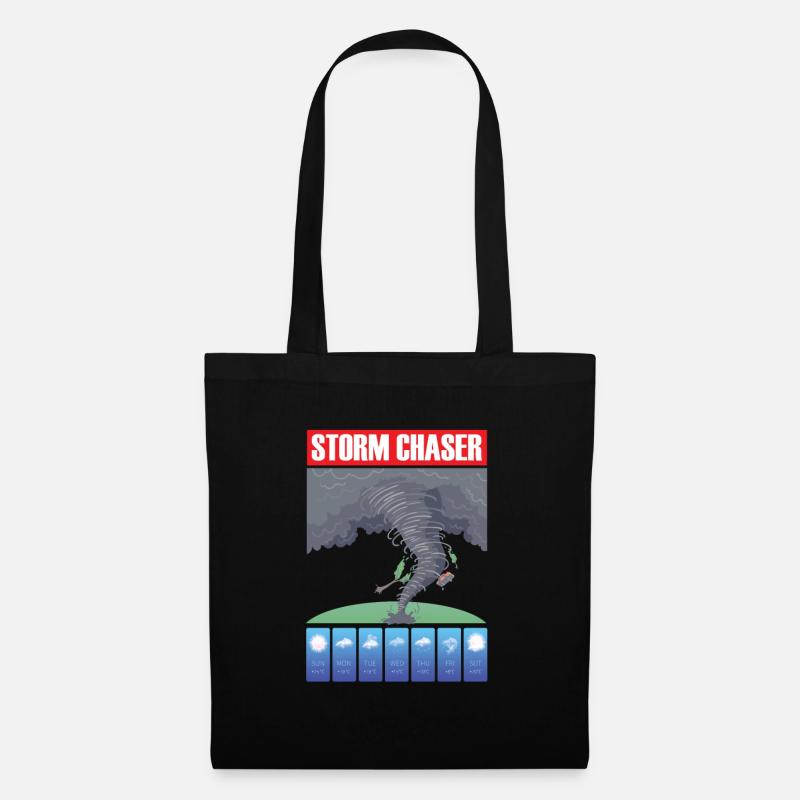 Storm Chaser Hurricane Meteorology Tornado Gift - Tote Bag - black