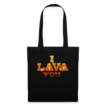 Géologue Amour De l’Amour Cadeau Vulcain - Sac en tissu - noir - Devant