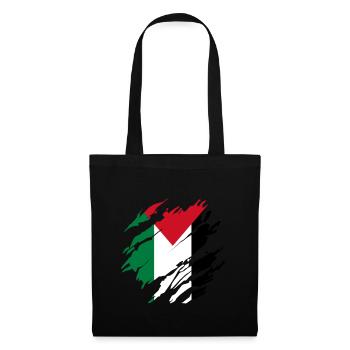 Gaza Palestine Drapeau palestinien - Sac en tissu - noir - Devant