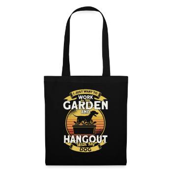 Retro Vintage Garden Gardening Gift - Tote Bag - black - Front