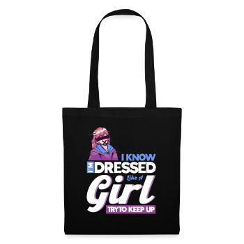 Crossdressing Anime Femboy - Tote Bag - black - Front