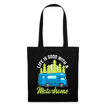 Camper Life is Good Motorhome Camping - Tote Bag - black - Front