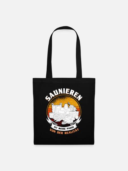 Saunameister Sauna Aufguss Sauna Geschenk - Stoffbeutel - Schwarz