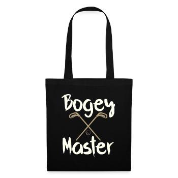 Drôle de golfeur Cadeau Bogey Master Golfing - Sac en tissu - noir - Devant