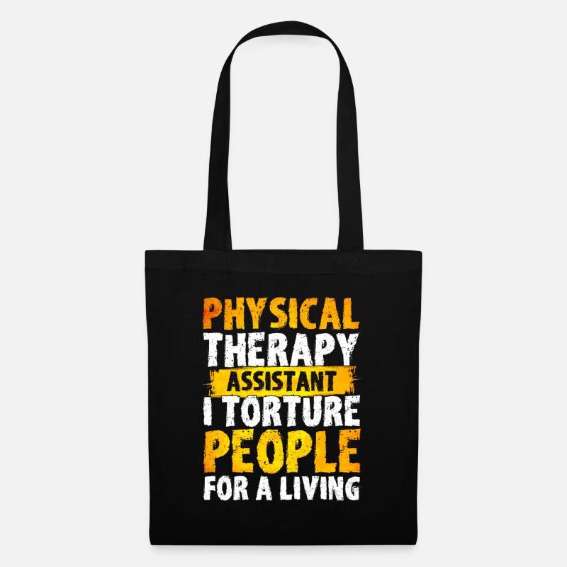 Physiotherapy Therapist Physiotherapist Gift - Tote Bag - black