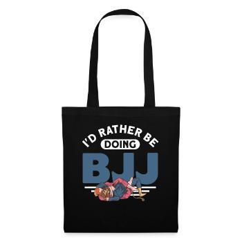 Jiu Jitsu Étudiant BJJ Jiu Jitsu Cadeau - Sac en tissu - noir - Devant