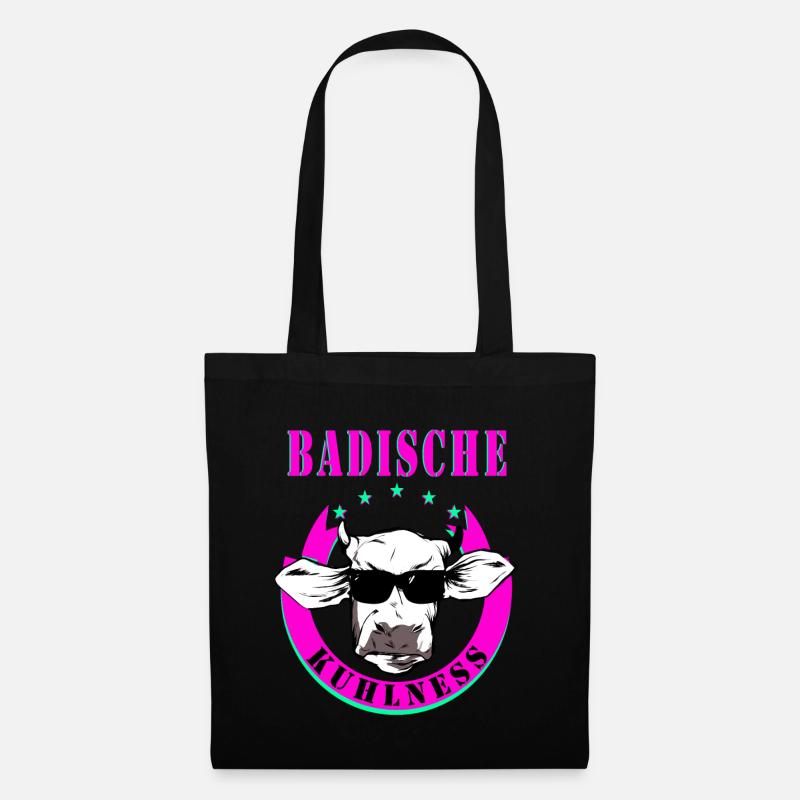 Badisch Kuhlness Badner - Stoffbeutel - Schwarz