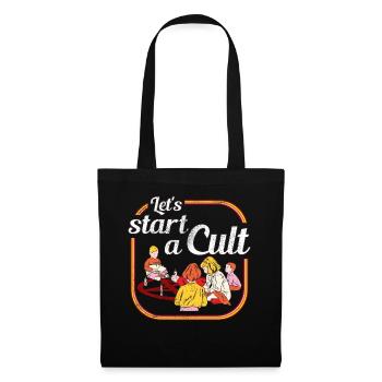 Lets start a Cult - Summon Demons Pentagram Child - Tote Bag - black - Front