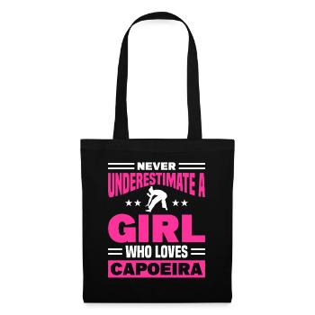 Capoeira Kick Capoeira Fight Capoeira Cadeau - Sac en tissu - noir - Devant