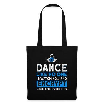 Computer Geek Sécurité informatique Cybersécurité Cadeau - Sac en tissu - noir - Devant