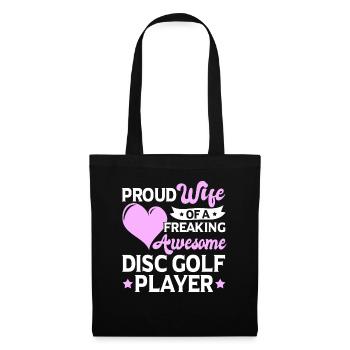 Golfer Trainer Frisbee Lover Disc Golf Player - Tote Bag - black - Front