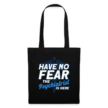 Psychiatre Psychologie Psychiatrie Cadeau - Sac en tissu - noir - Devant