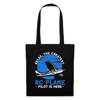 Maquette d’avion Modèle Cadeau d’avion miniature - Sac en tissu - noir - Devant