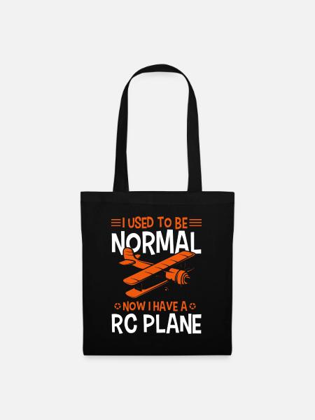 Model Airplane Model Flying Model Airplane - Tote Bag - black