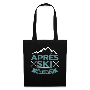 Après-ski instructor - Tote Bag - black - Front