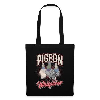 Pigeon Whisperer - Cool Pigeon - Sac en tissu - noir - Devant